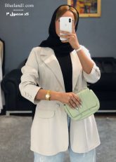 کت مازراتی زنانه رنگ استخوانی