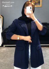 کت مازراتی زنانه رنگ سرمه ای
