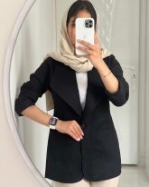 کت لنین رنگ مشکی