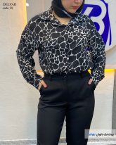 شومیز زنانه پلنگی جنس اسپیناس پنبه