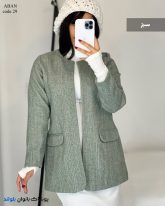 پالتو کتی زنانه رنگ سبز