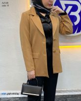 تک کت زنانه مازراتی رنگ شکلاتی