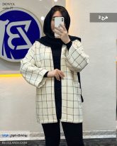 پالتو کوتاه زنانه جنس فوتر کوبیده شده
