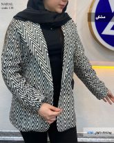 کت آستر دار زنانه زمستانی جنس مخمل شنل رنگ مشکی
