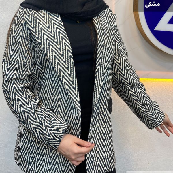کت آستر دار زنانه زمستانی جنس مخمل شنل رنگ مشکی