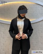 تک کت دخترانه جنس مازراتی رنگ مشکی