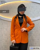 کت دخترانه مدل سیترا رنگ نارنجی