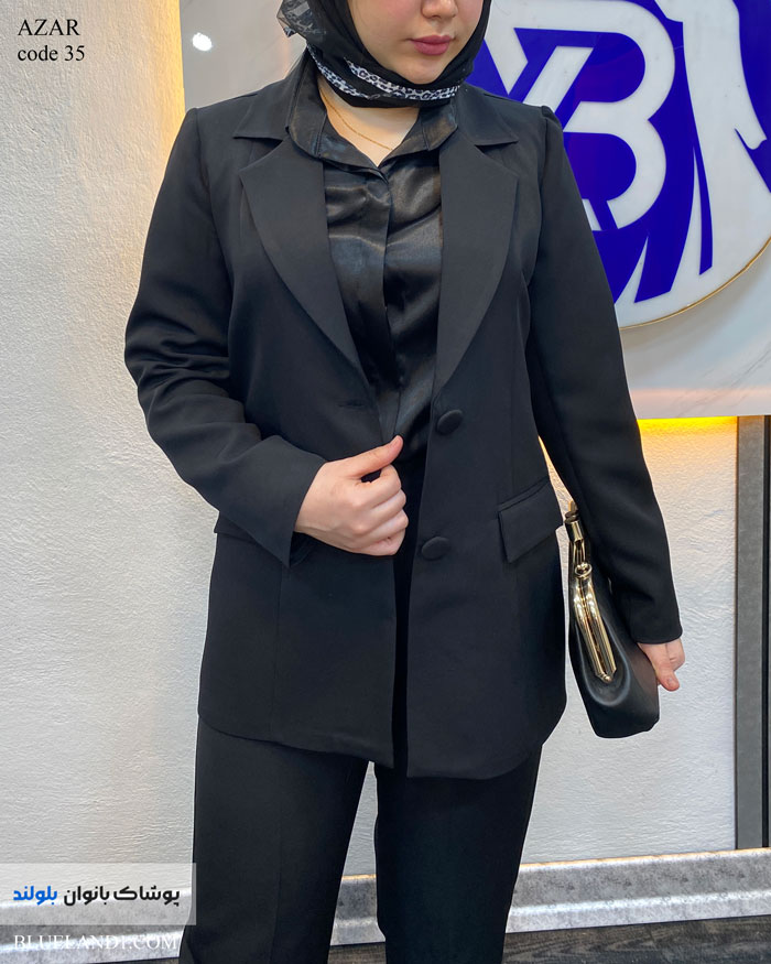 تک کت زنانه مازراتی رنگ مشکی