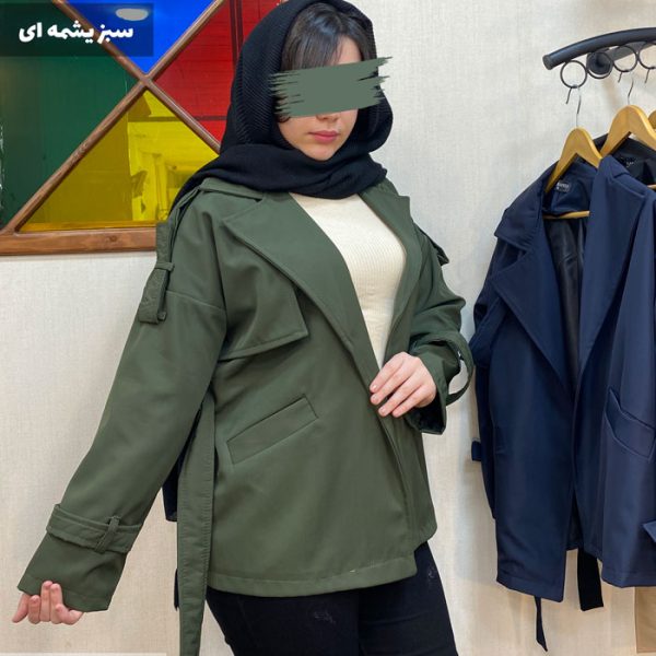 ترنج کت دخترانه جنس تی سی رنگ سبز یشمی