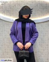 مانتو کتی زنانه جنس سوییت رنگ بنفش