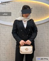 کت شلوار زنانه دیپلمات رنگ مشکی