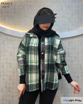 شکت چهارخونه دخترانه جنس فوتر