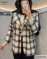 شکت چهارخونه زنانه جنس فوتر پشمی