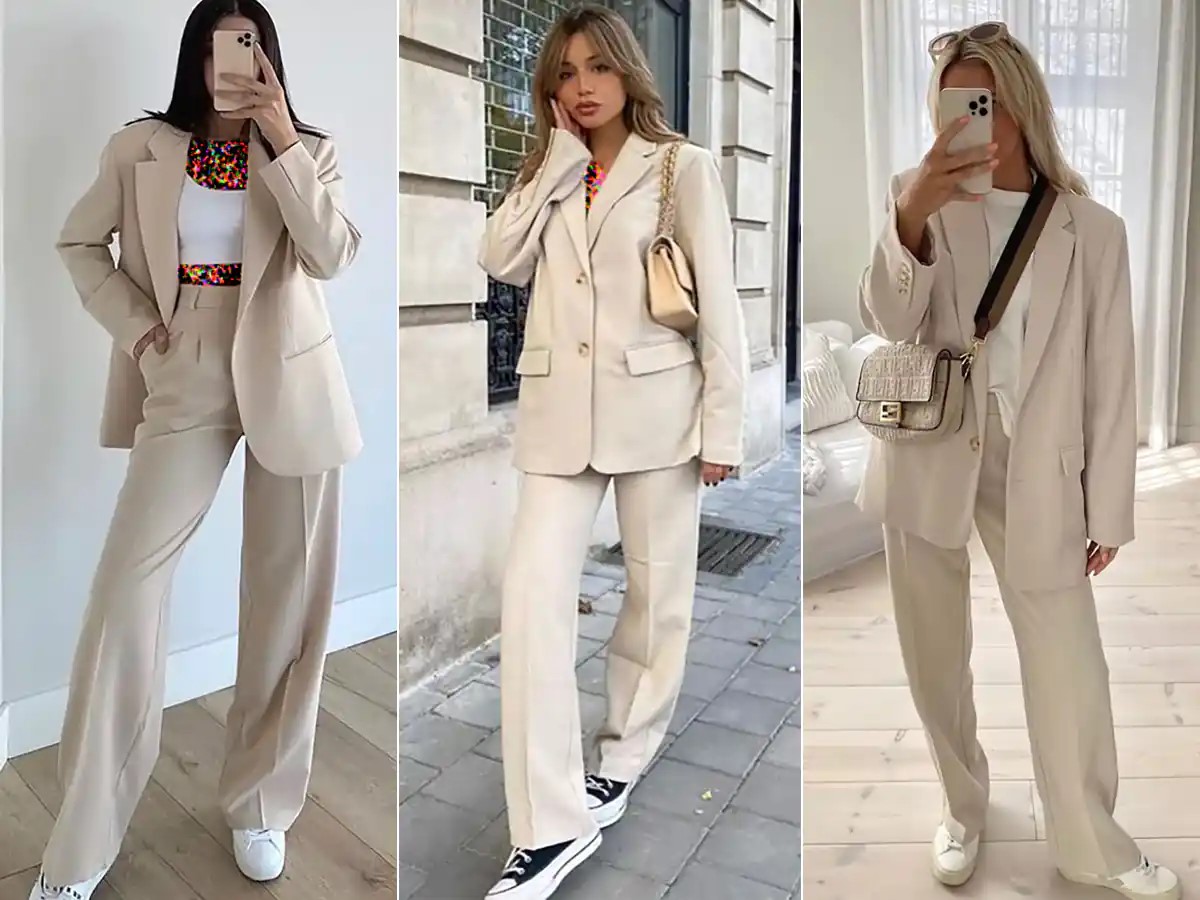 مانتو استخوانی با چه رنگی ست میشه
