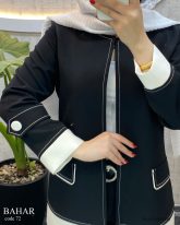 کت و شلوار دخترانه جنس مازراتی رنگ مشکی