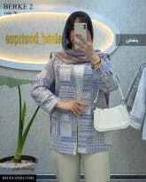 کت مزونی زنانه پارچه ژاکارد رنگ بنفش