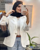 مانتو کتی زنانه جنس لنین پنبه رنگ سفید