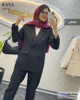 خرید کت زنانه جنس مازاراتی رنگ مشکی
