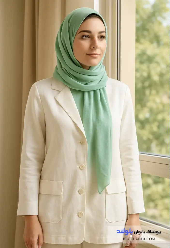 پوشش رنگ روشن برای تابستان باعث کاهش گرما و حفظ استایل کاری می‌شود.