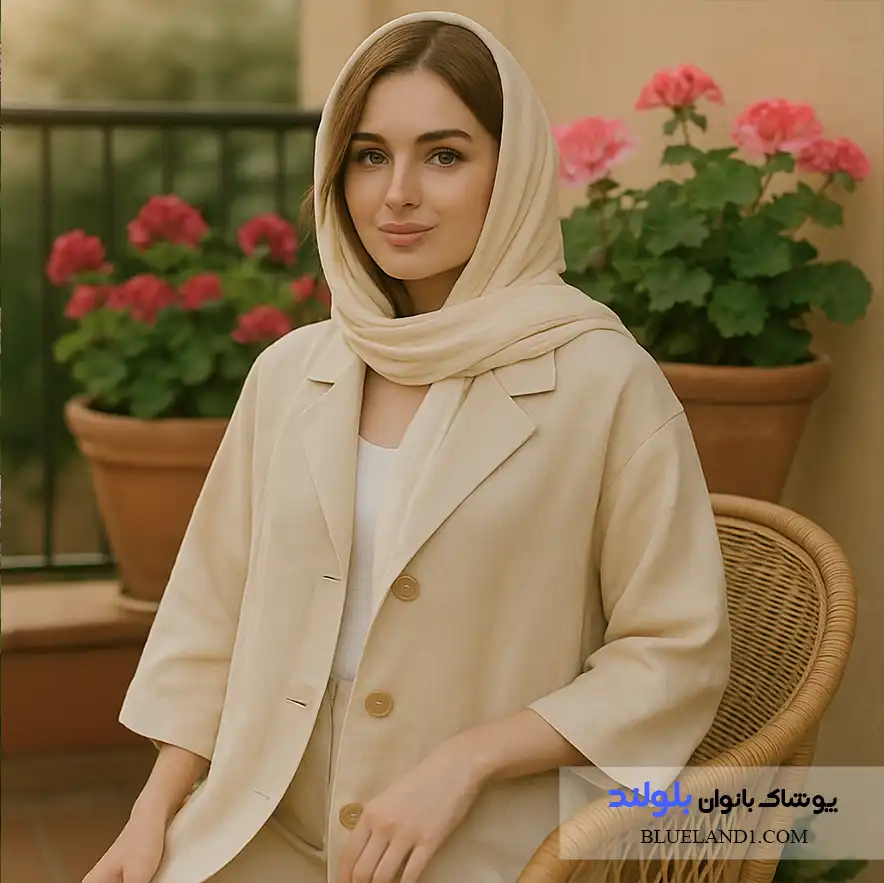 استایل با رنگ نخودی در تابستان