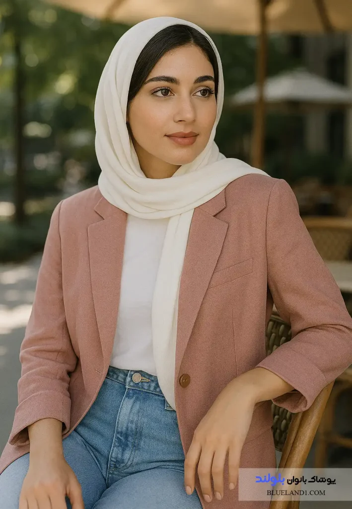 ست کردن کت تابستانی با شلوار جین یا پارچه‌ای