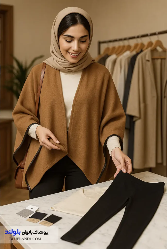 بافت سبک فِلِس، آکریلیک باکیفیت، پشمی نازک، یا ترکیب ویسکوز–اکریلیک